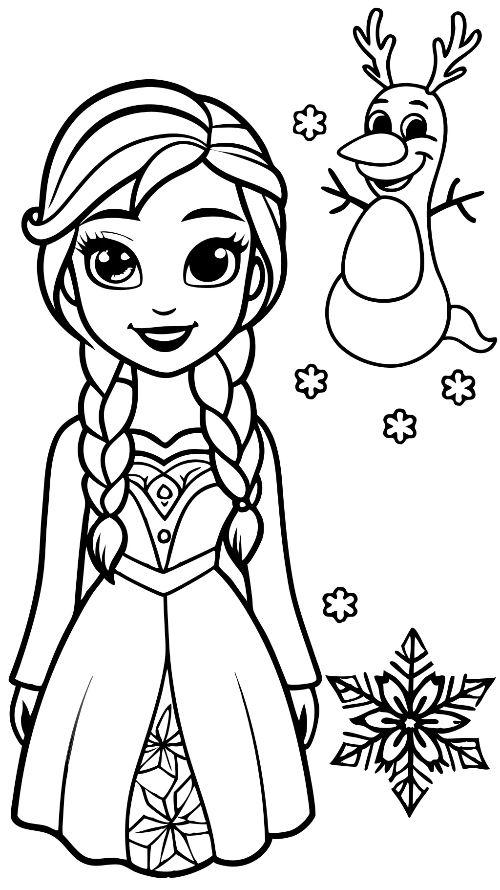 frozen printable coloring pages